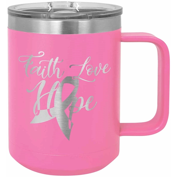 Stainless handled mug... from ASI 65153 Kirk & Matz LTD