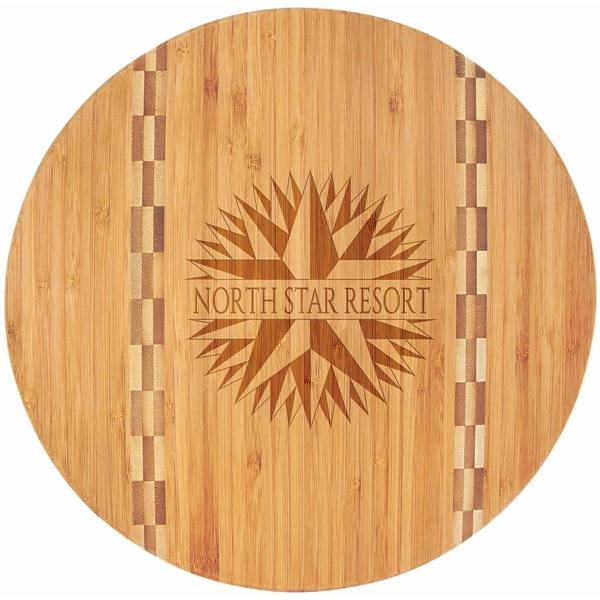 Gift bamboo cutting board.... from ASI 65153 Kirk & Matz LTD