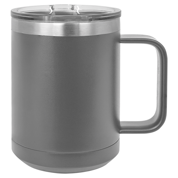 Polar Camel Stainless steel, double walled tumbler, 15 oz. Laser Engraved... from ASI 38195 Overnightline