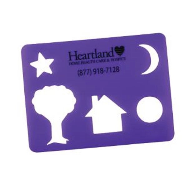 Mini stencil made of 23 gauge poly and featuring an outside... from ASI 44830 The Chest