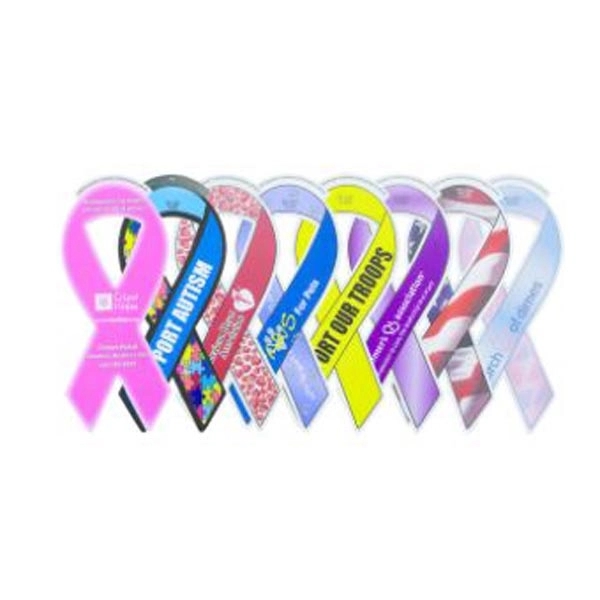 Large repositionable support ribbon made of durable 6 gauge white vinyl... from ASI 44830 The Chest