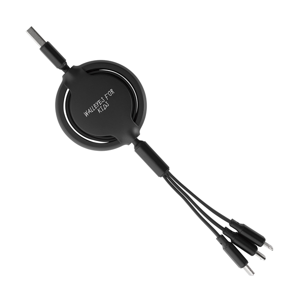 8 1/2" x 2" x 3/4" 4-in-1 retractable cord keeper with... from ASI 91435 Tomax USA / Tomax