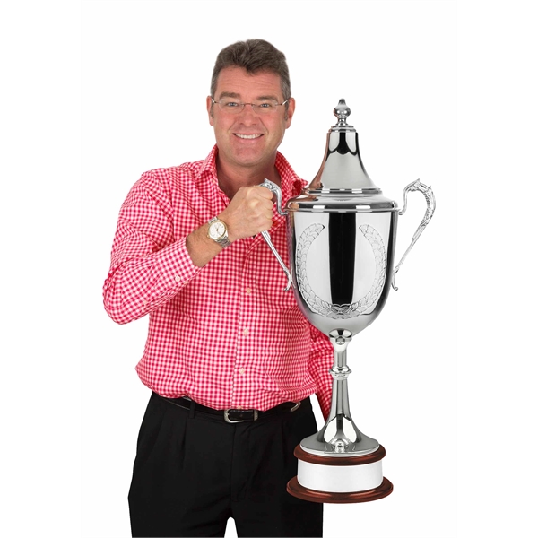 The colossal cup award. This beautiful item is artfully hand chased... from ASI 65153 Kirk & Matz LTD / Swatkins