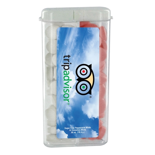 Mint dispenser with flip top lid.... from ASI 88060 Snugz/USA Inc / SnugZ USA®