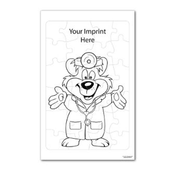 10 1/2" x 6 5/8" 24-piece tray style jigsaw puzzle with... from ASI 44830 The Chest