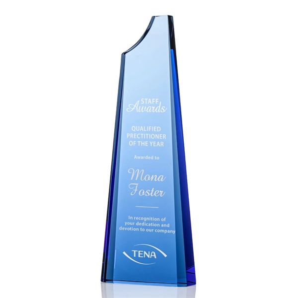 Brilliant bevels frame this magnificent Sapphire Optical Crystal Tower award that... from ASI 84592 St Regis Group / St Regis