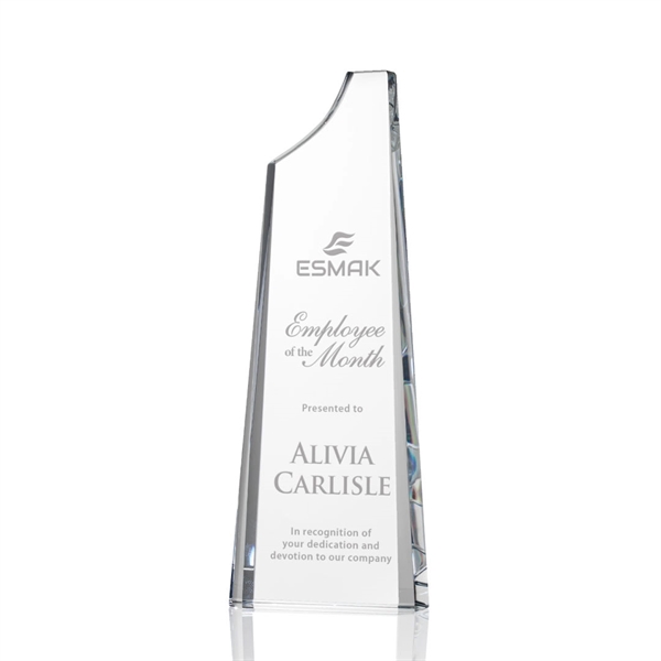 Brilliant bevels frame this magnificent Optical Crystal Tower award that features... from ASI 84592 St Regis Group / St Regis