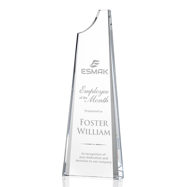 Brilliant bevels frame this magnificent Optical Crystal Tower award that features... from ASI 84592 St Regis Group / St Regis