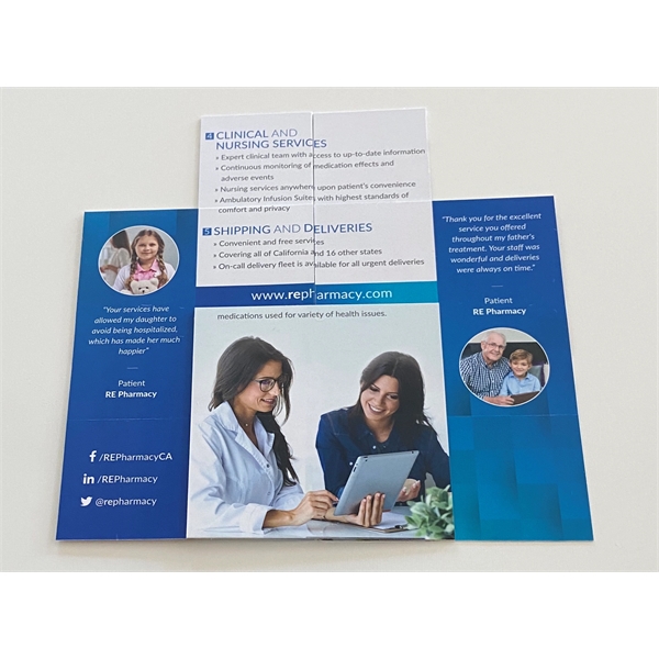 Create a one of a kind advertising brochure, Transforms into numerous... from ASI 62635 Inno-Vative Solutions Grp LTD