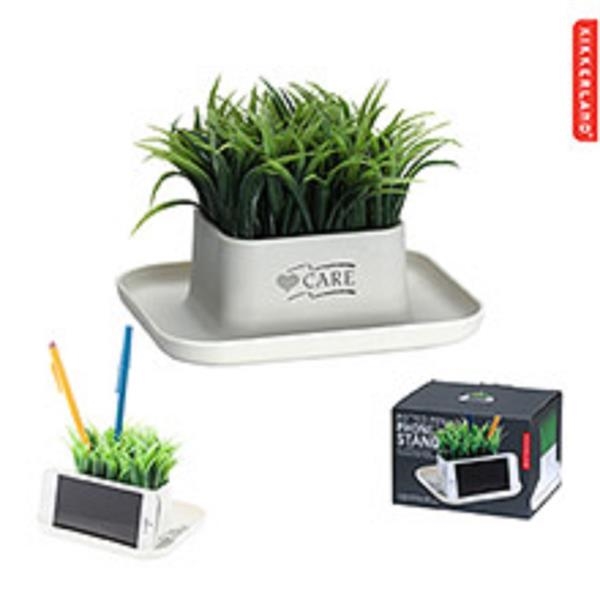 Plant your phone, pens and pencils in this potted faux grass... from ASI 62820 International Merch Concepts / IMC