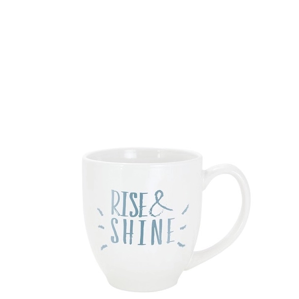 Solid color, 16 oz ceramic bistro mug.... from ASI 74710 Numo / NUMO
