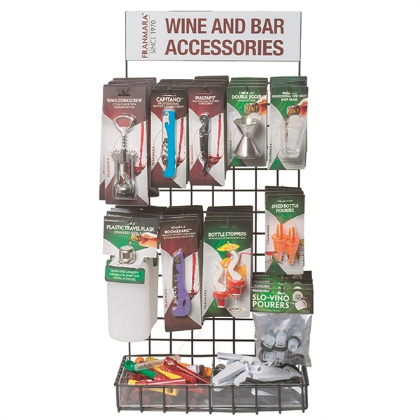 10" x 15" x 32" metal counter rack display with 10... from ASI 55450 Franmara Inc