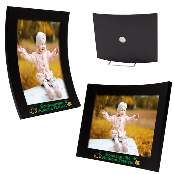 4" x 6" curved wooden frame with acetate front and metal... from ASI 62190 Illini