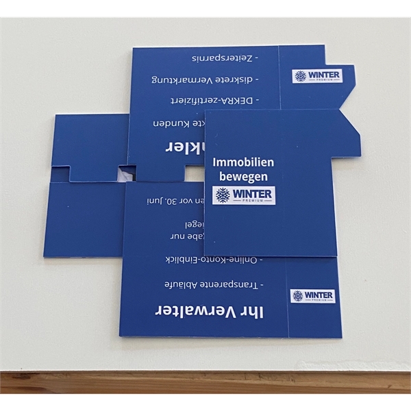 Create a one of a kind advertising brochure, Transforms into numerous... from ASI 62635 Inno-Vative Solutions Grp LTD