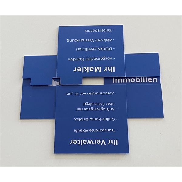 Create a one of a kind advertising brochure, Transforms into numerous... from ASI 62635 Inno-Vative Solutions Grp LTD