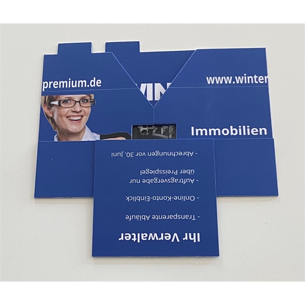 Create a one of a kind advertising brochure, Transforms into numerous... from ASI 62635 Inno-Vative Solutions Grp LTD