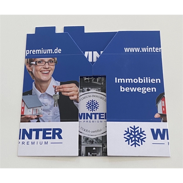 Create a one of a kind advertising brochure, Transforms into numerous... from ASI 62635 Inno-Vative Solutions Grp LTD