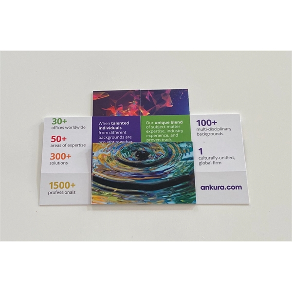 Create a one of a kind advertising brochure, Transforms into numerous... from ASI 62635 Inno-Vative Solutions Grp LTD