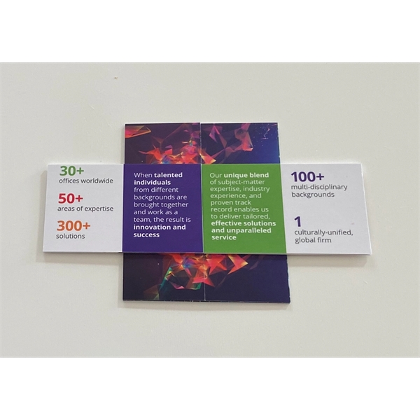 Create a one of a kind advertising brochure, Transforms into numerous... from ASI 62635 Inno-Vative Solutions Grp LTD