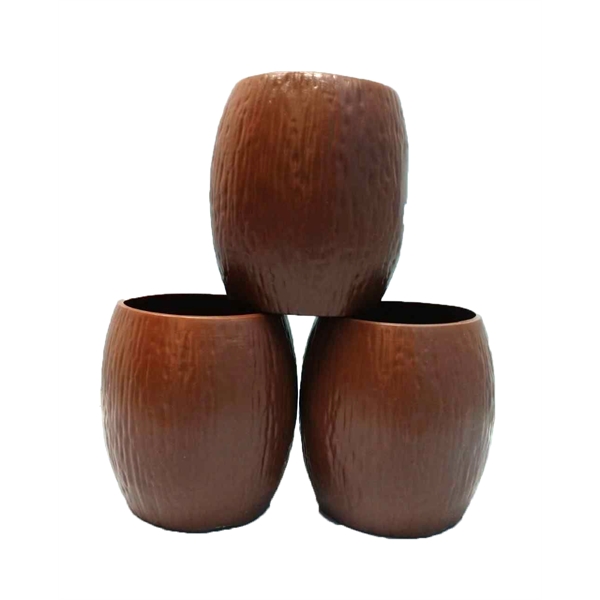 14 oz. coconut cup made with non-toxic, food grade materials. Made... from ASI 93135 US Bev Plastics