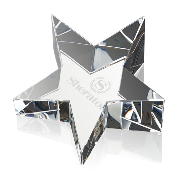 Slanted Star Award- Optical 4".... from ASI 84592 St Regis Group / St Regis