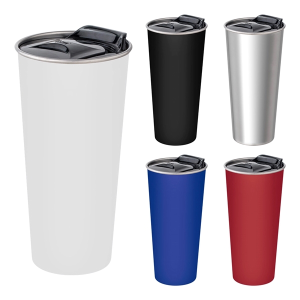 Slide Lock 16 oz. Stainless Steel Tumbler... from ASI 31517 Admart Products