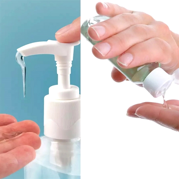 One-ounce plastic bottle of 75% hand sanitizer gel.... from ASI 37218 Athena Promo (tm)