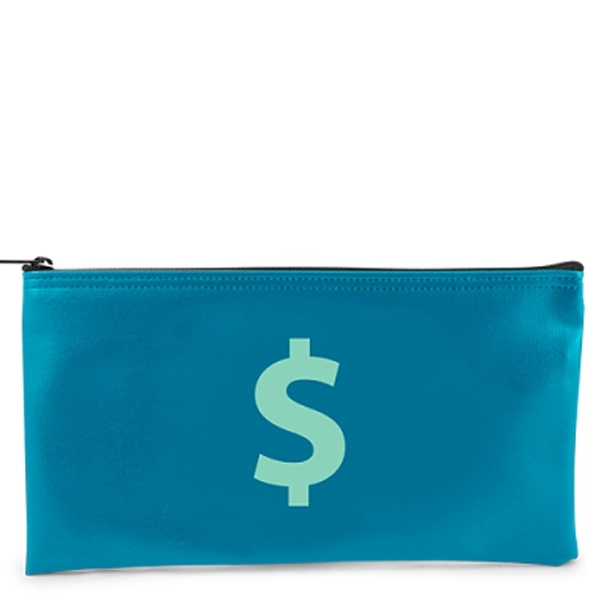 Horizontal bank bag, expanded vinyl with zipper closure, 10.5"W x 5.5"H.... from ASI 74710 Numo