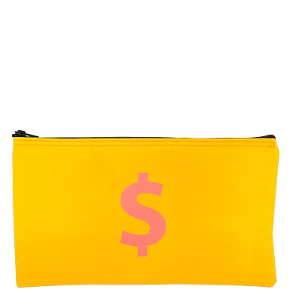 Horizontal bank bag, laminated nylon with zipper closure, 10.5"W x 5.5"H.... from ASI 74710 Numo