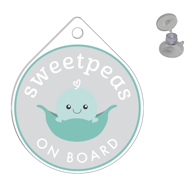 Baby on board sign made from .040 white styrene. Any custom... from ASI 87400 ArtechPro