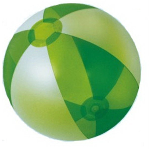 Inflatable opaque white and translucent color beach ball.... from ASI 31977 Adline Industries Inc
