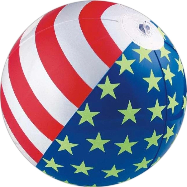 Inflatable beach ball with glow in the dark stars, 16".... from ASI 31977 Adline Industries Inc
