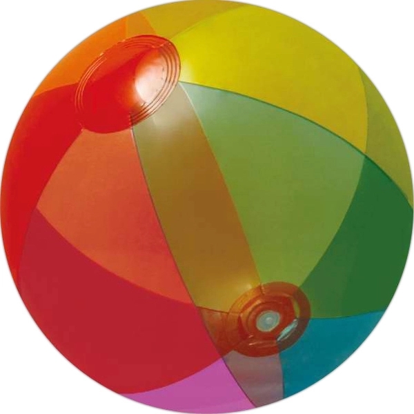 Inflatable translucent rainbow beach ball.... from ASI 31977 Adline Industries Inc