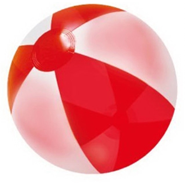 Inflatable opaque white and translucent color beach ball.... from ASI 31977 Adline Industries Inc