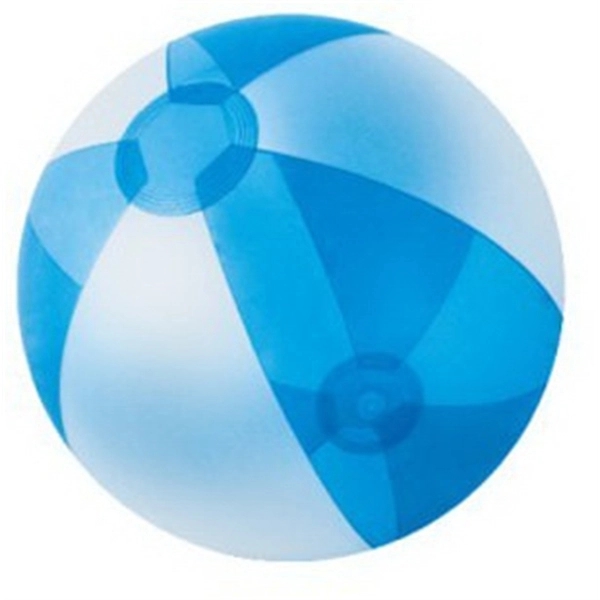 Inflatable opaque white and translucent color beach ball.... from ASI 31977 Adline Industries Inc