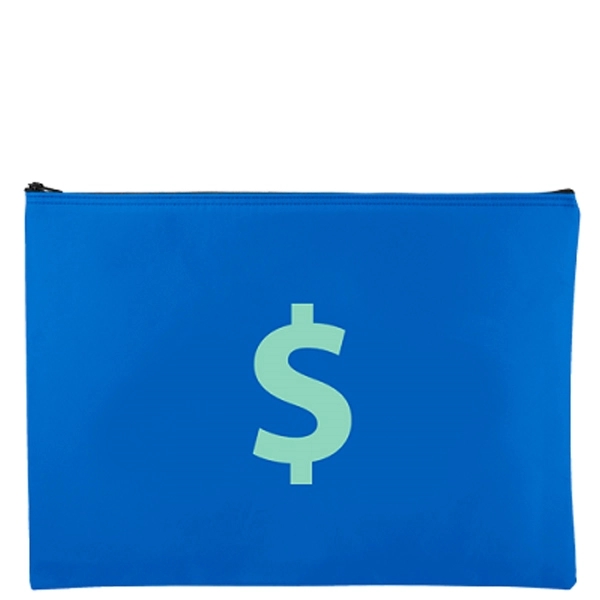 16x11 Economical Briefcase made out of laminated nylon with a zipper... from ASI 74710 Numo / NUMO