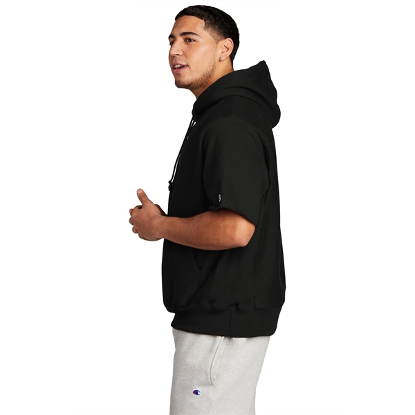 Champion Reverse Weave Short Sleeve Hooded Sweatshirt... from ASI 84863 SanMar