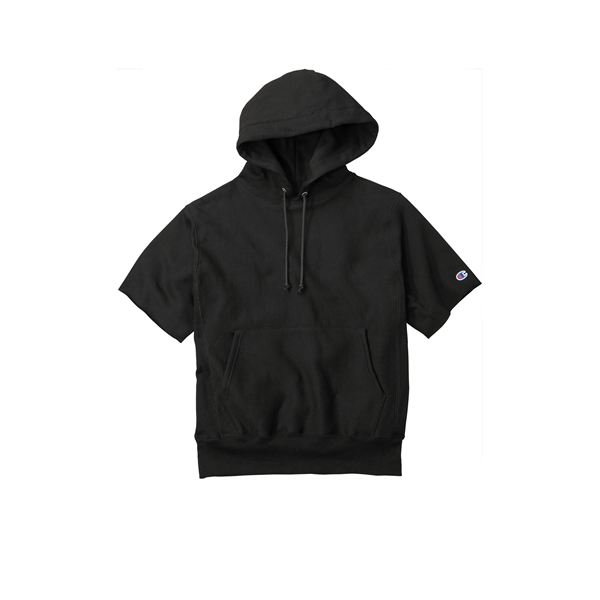 Champion Reverse Weave Short Sleeve Hooded Sweatshirt... from ASI 84863 SanMar