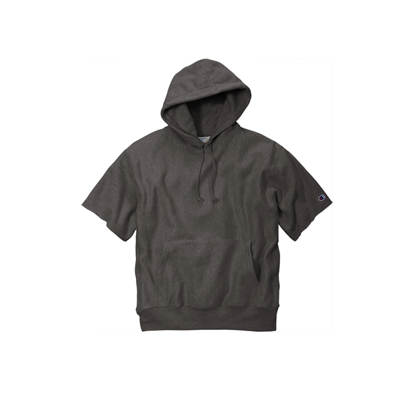 Champion Reverse Weave Short Sleeve Hooded Sweatshirt... from ASI 84863 SanMar