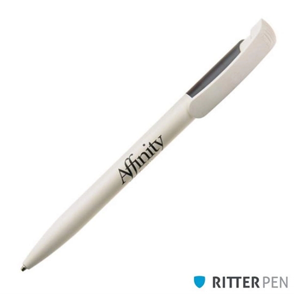Plastic click-action ballpoint pen. Barrel and clip are made of bio-based... from ASI 84592 St Regis Group