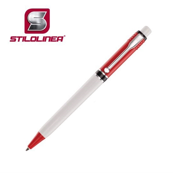 Plastic click-action ballpoint pen, wiht chrome metal trim.... from ASI 84592 St Regis Group