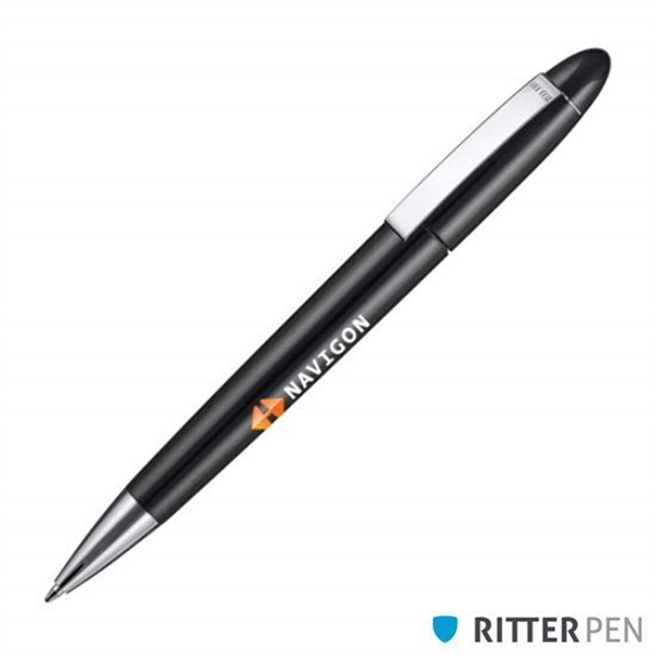 Twist action ballpoint pen with transparent or solid barrel, and polished... from ASI 84592 St Regis Group