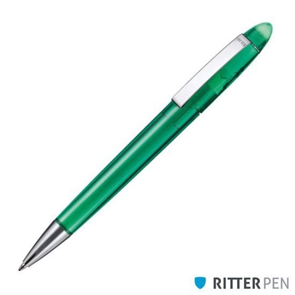Twist action ballpoint pen with transparent or solid barrel, and polished... from ASI 84592 St Regis Group