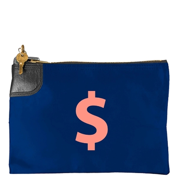 Bank deposit bag, expanded vinyl, standard swing locks, 10.5" x 7".... from ASI 74710 Numo / NUMO