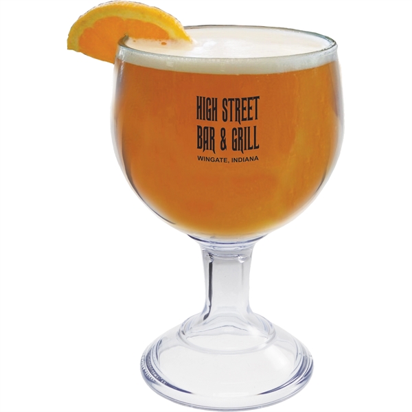 20 oz. Styrene Plastic Classic Style Schooner Glass, USA made soot... from ASI 61952 Howw Mfg Co Inc / Howw USA