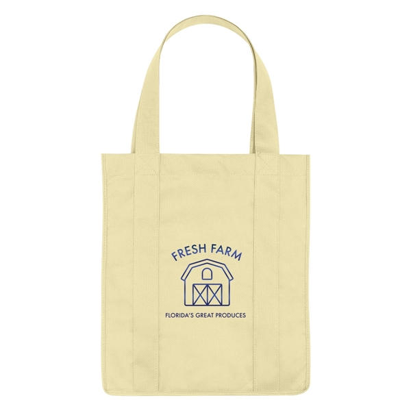 Non-Woven Shopper Tote Bag.  Made of 80 Gram Non-Woven, Coated... from ASI 61125 Hit Promotional Products / Hit®