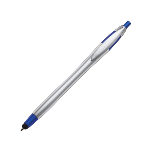 Plastic click action ballpoint pen with stylus... from ASI 84592 St Regis Group