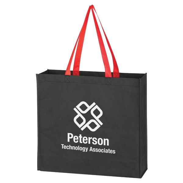 Non-Woven Tote Bag.  Made of 80 Gram Non-Woven, Coated Water-Resistant... from ASI 61125 Hit Promotional Products / Hit®