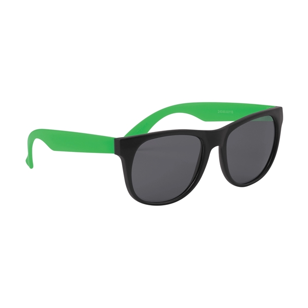 Rubberized sunglasses made of polypropylene with UV400 lenses that provide 100%... from ASI 61125 Hit Promotional Products / Hit®
