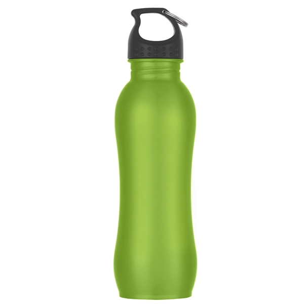 Stainless steel grip bottle with screw on spill resistant lid, 25... from ASI 61125 Hit Promotional Products / Hit®